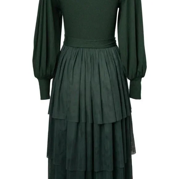 Ivy City Co - Cosette Dress - Green - Picture 5 of 7